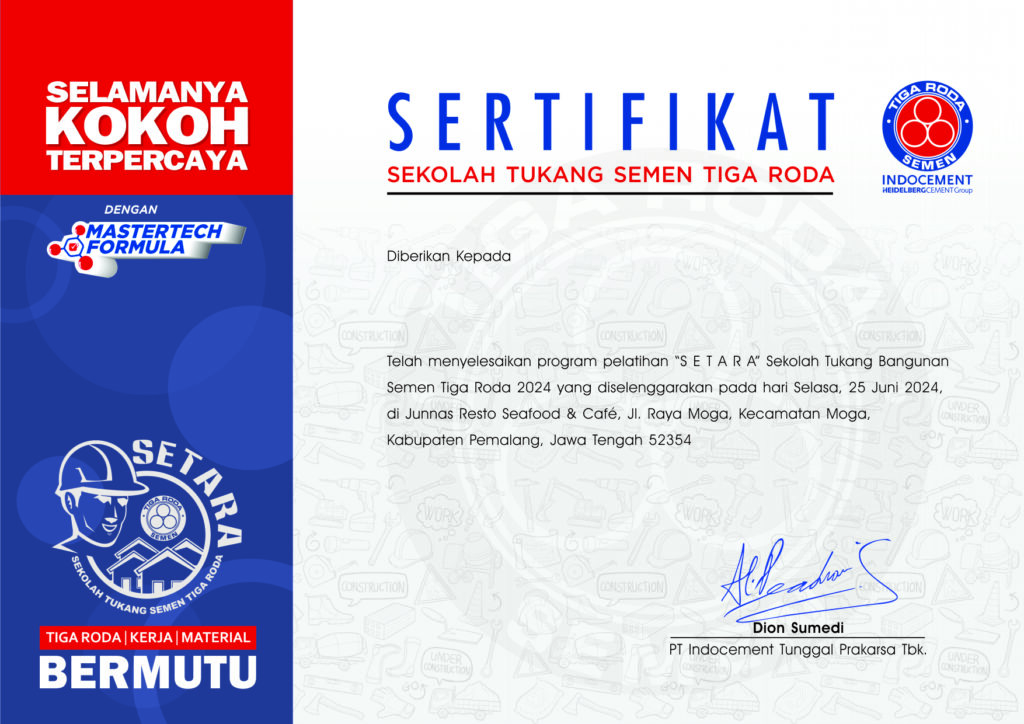 Sertifikat Kegiatan